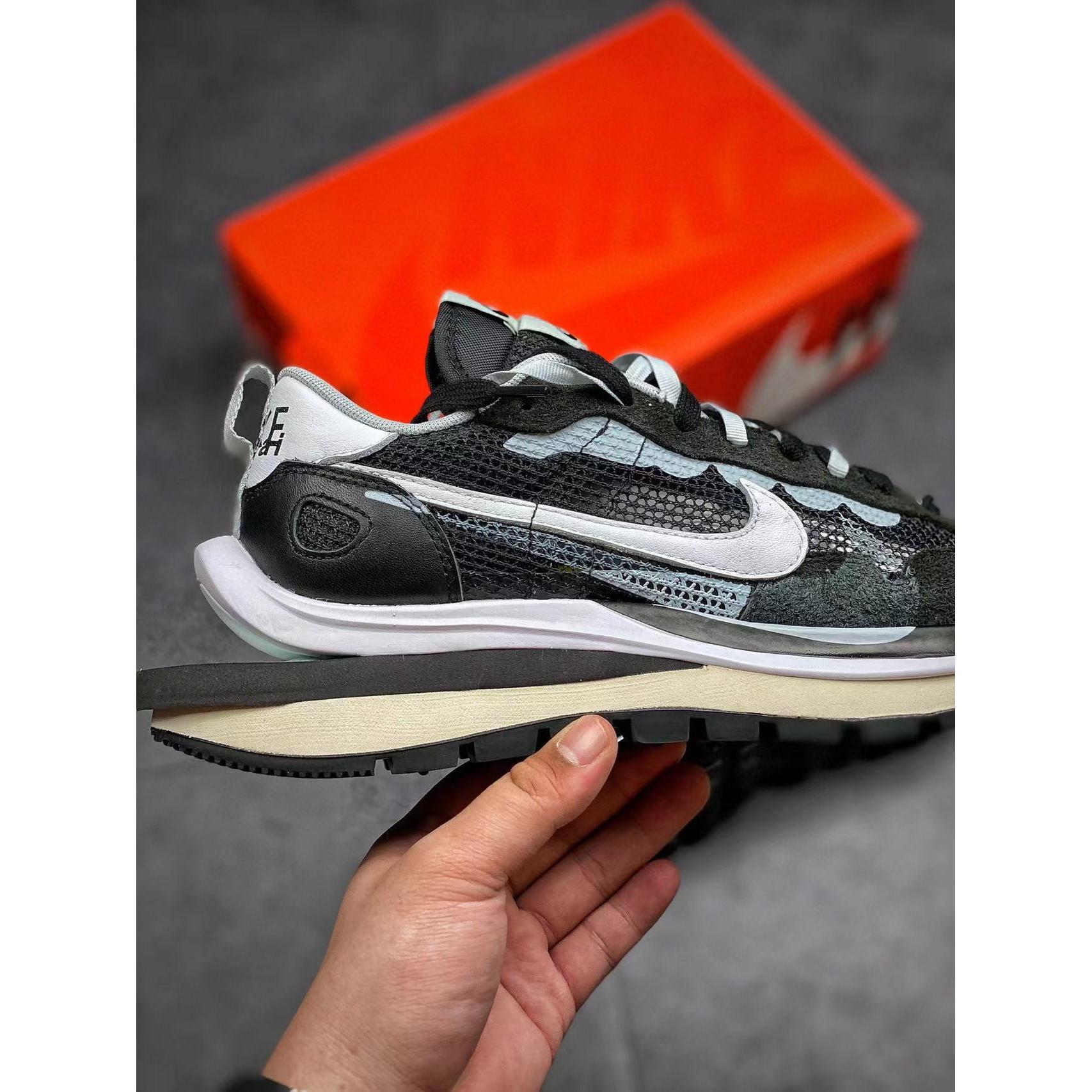 Sacai x VaporWaffle 'Black White' - Image 8
