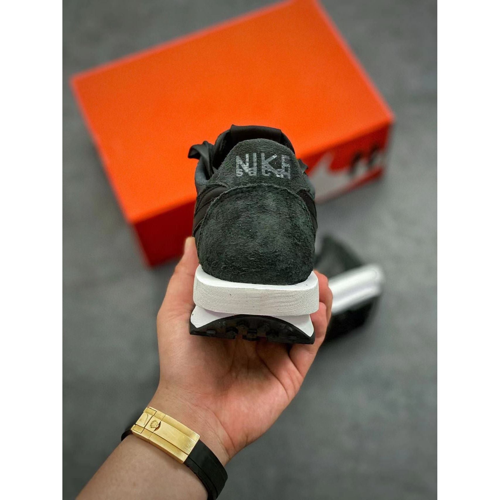 Sacai x LDWaffle 'Black Nylon' - Image 5