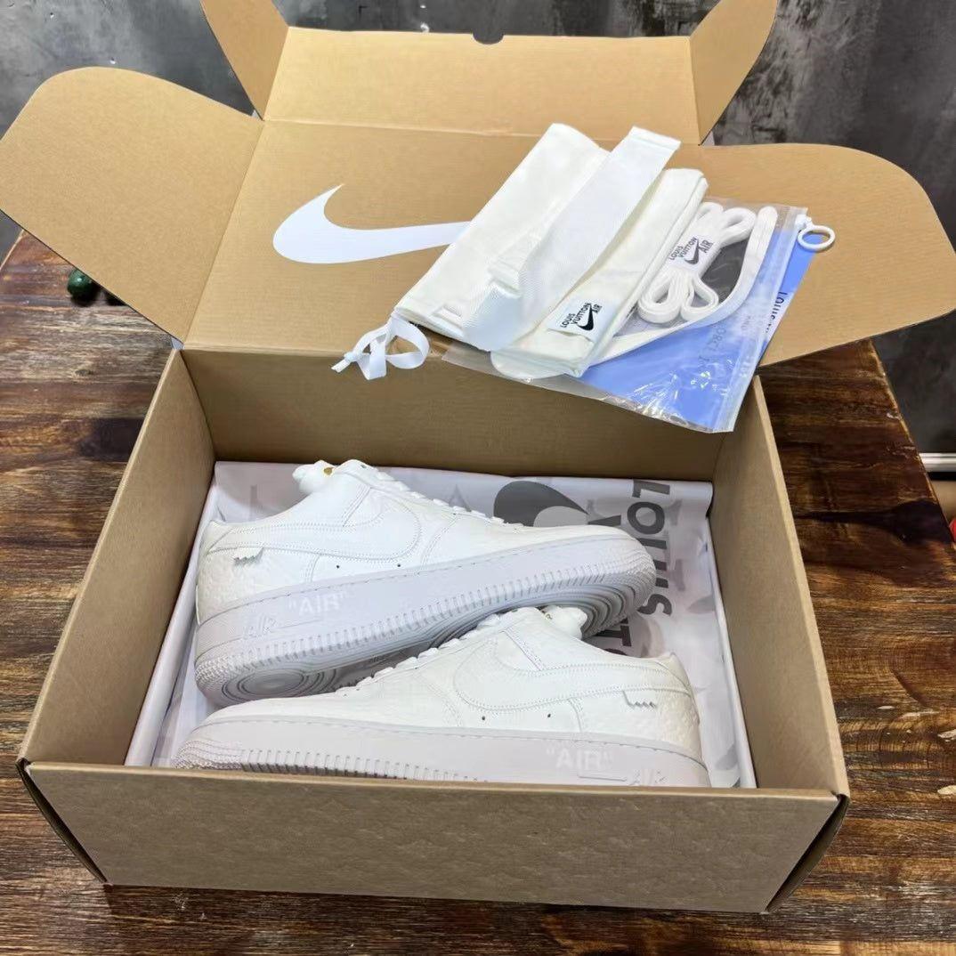 AF 1 Low x LV 'Triple White' - Image 10