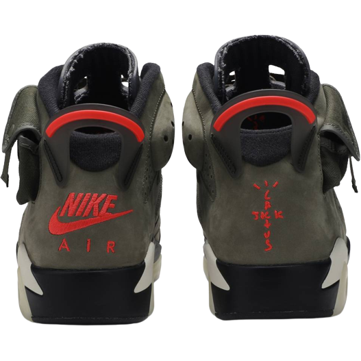 AJ 6 Retro x Travis Scott 'Olive' - Image 3