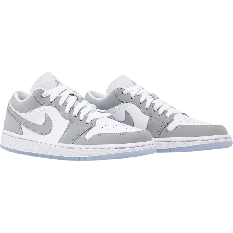 AJ 1 Low 'White Wolf Grey' - Image 4