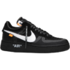 AF 1 Low x OW 'Black'