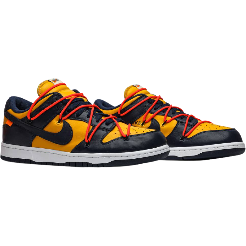 Dunk Low x OW 'University Gold' - Image 4