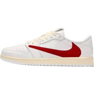 AJ 1 Low x Travis Scott 'Red/White'
