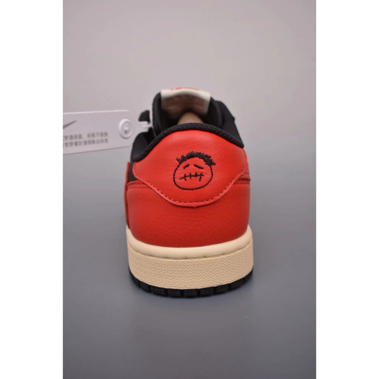 AJ 1 Retro Low x Travis Scott 'Bred' Customs - Image 5