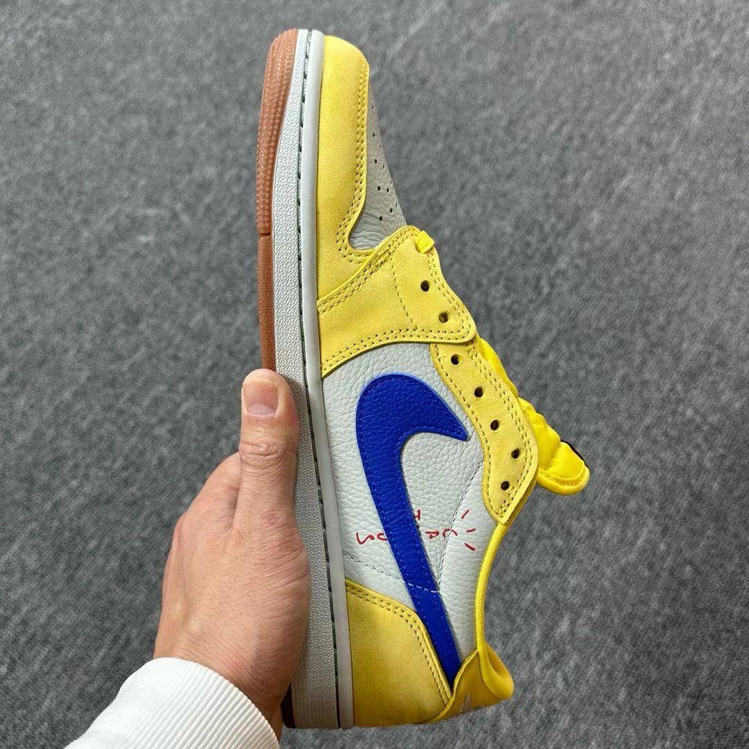AJ 1 Low x Travis Scott 'Canary' - Image 4
