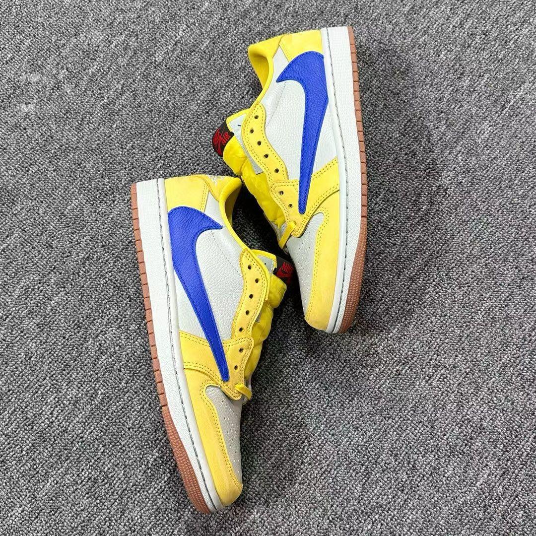 AJ 1 Low x Travis Scott 'Canary' - Image 6