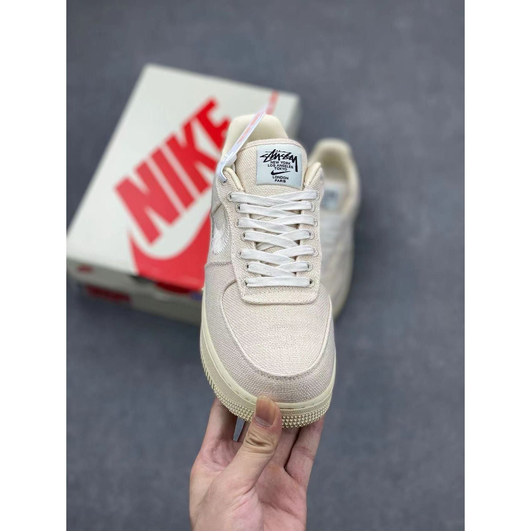AF 1 Low x Stussy 'Fossil' - Image 3