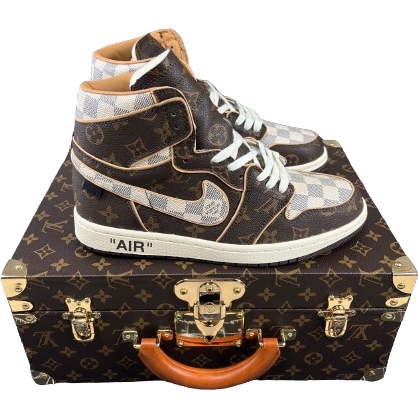 AJ 1 High x LV Customs - Image 4
