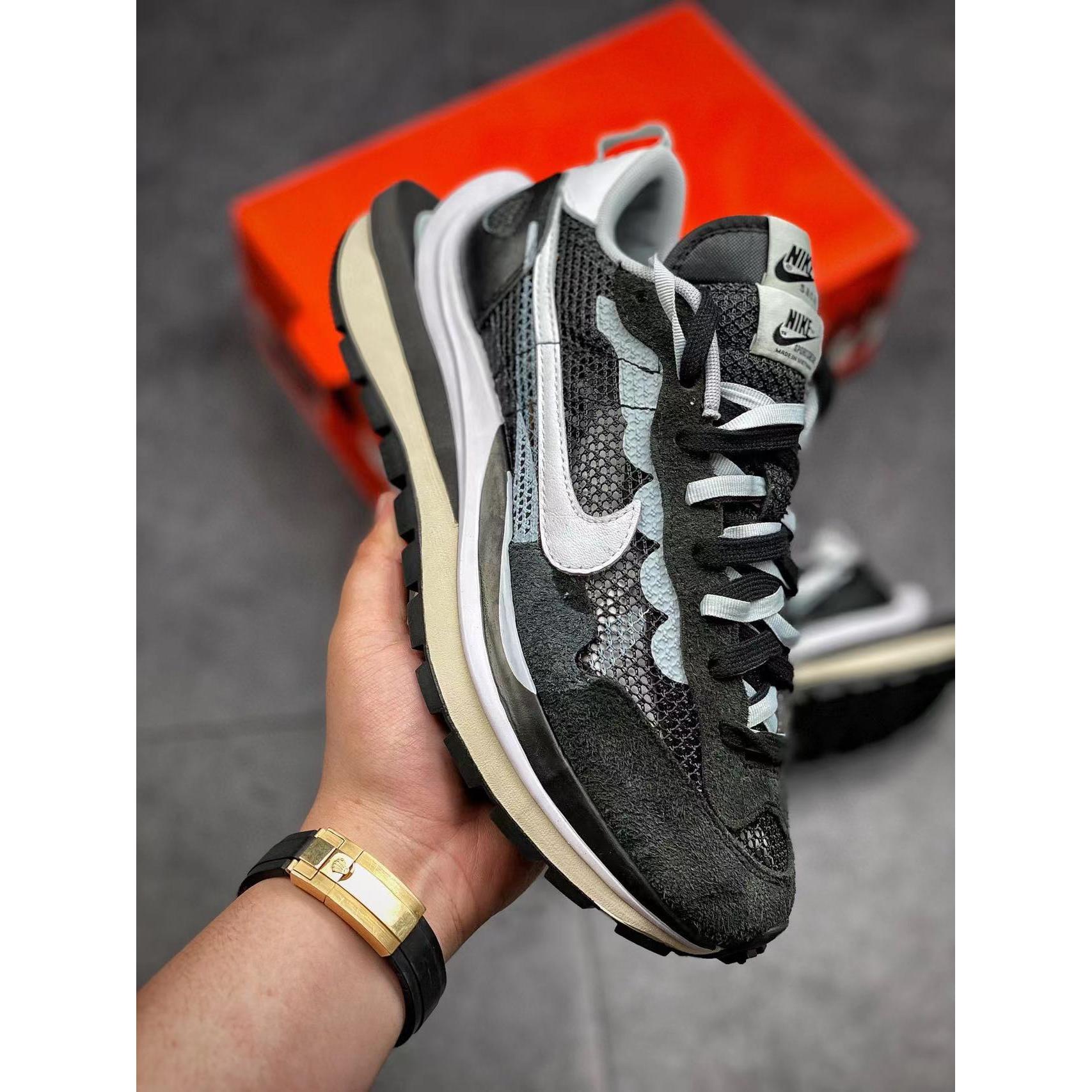 Sacai x VaporWaffle 'Black White' - Image 3