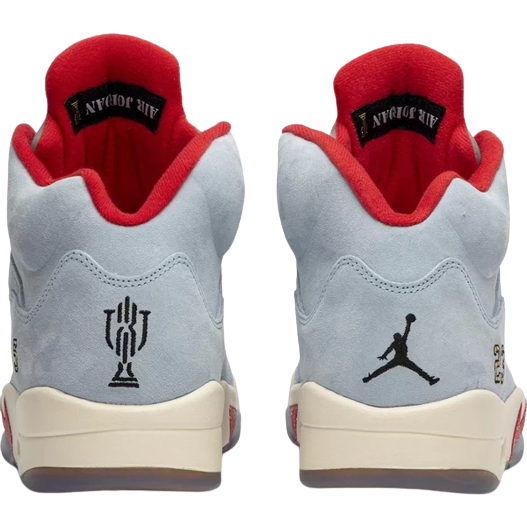 AJ 5 Retro x Trophy Room 'Ice Blue' - Image 3