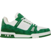 LV Trainer 'Green Monogram Denim'