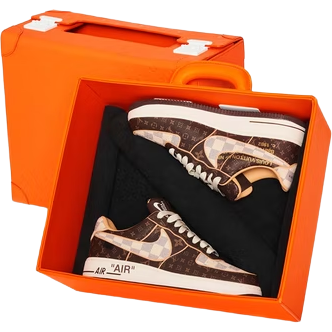 AF 1 Low x LV 'Monogram Brown Damier Azur' - Image 3
