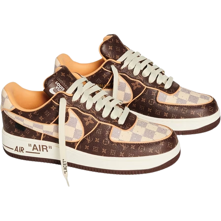 AF 1 Low x LV 'Monogram Brown Damier Azur' - Image 2