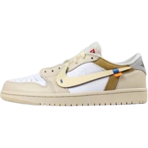 AJ 1 Low x OW 'Beige' Customs