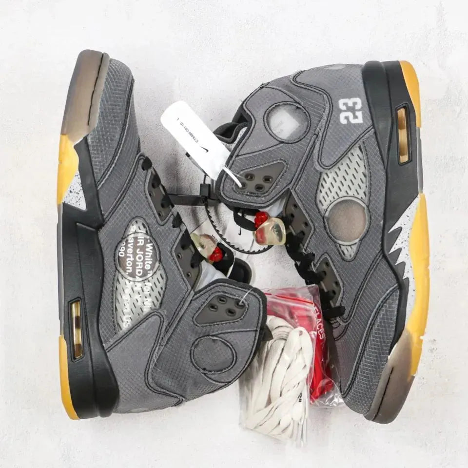 AJ 5 Retro SP x OW 'Muslin' - Image 9