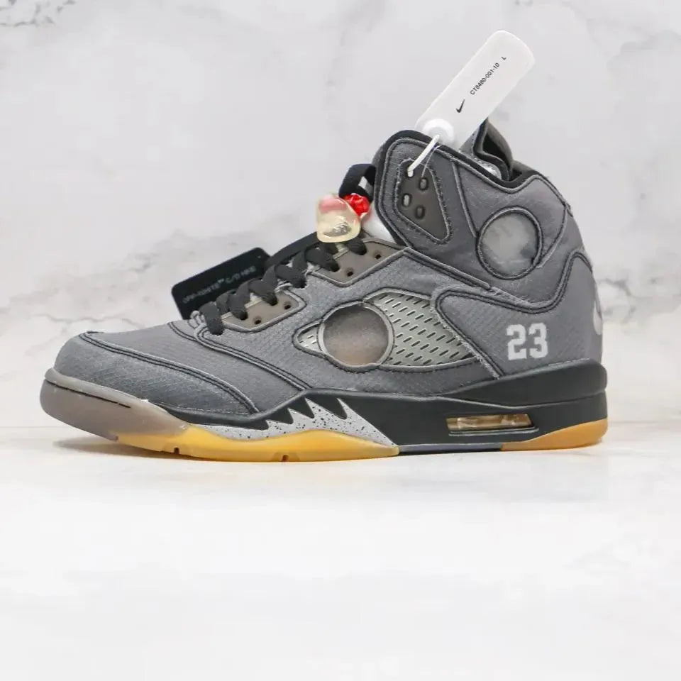 AJ 5 Retro SP x OW 'Muslin' - Image 6